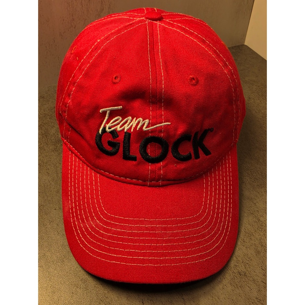 Glock Perfection Team Glock Red Baseball Cap Adjustable Hat Cotton Twill Logo